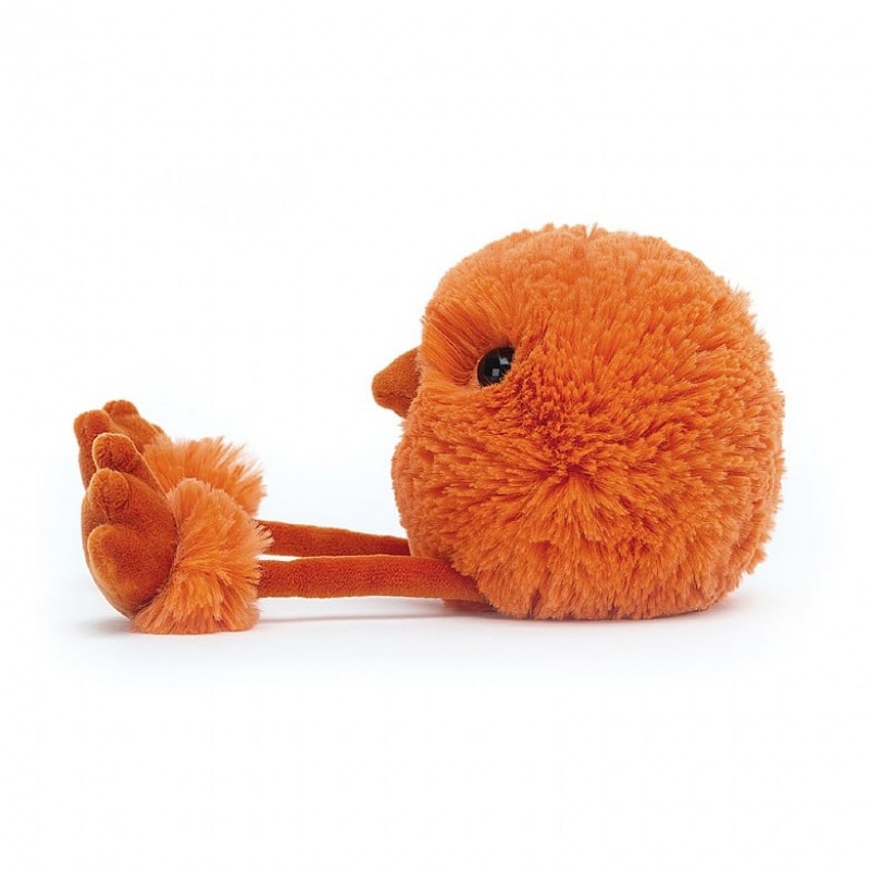 Jellycat Zingy Chick Orange 17 CM, Jellycat USA | DR8263971