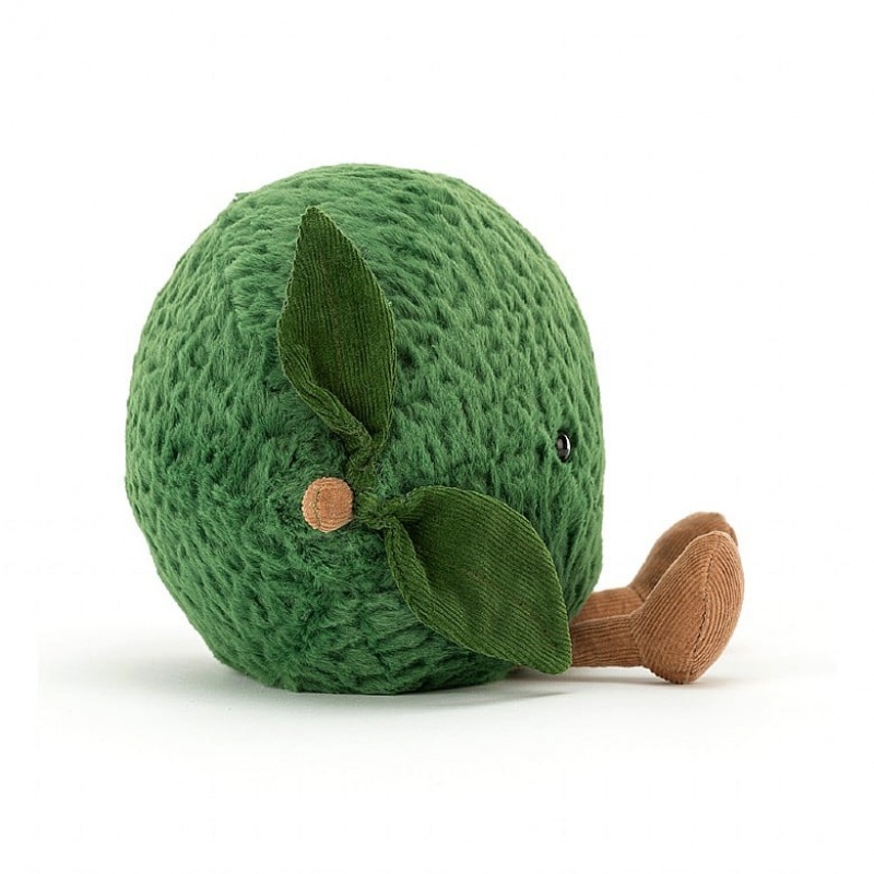 LARGE Jellycat Amuseable Lime 15 CM X 22 CM, Jellycat USA | NW7482396