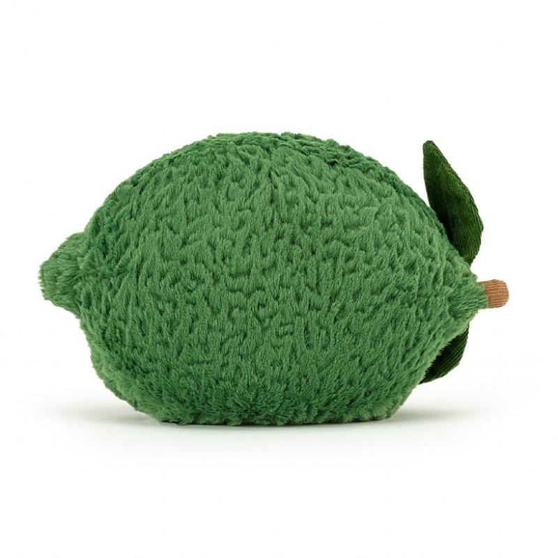 LARGE Jellycat Amuseable Lime 15 CM X 22 CM, Jellycat USA | NW7482396