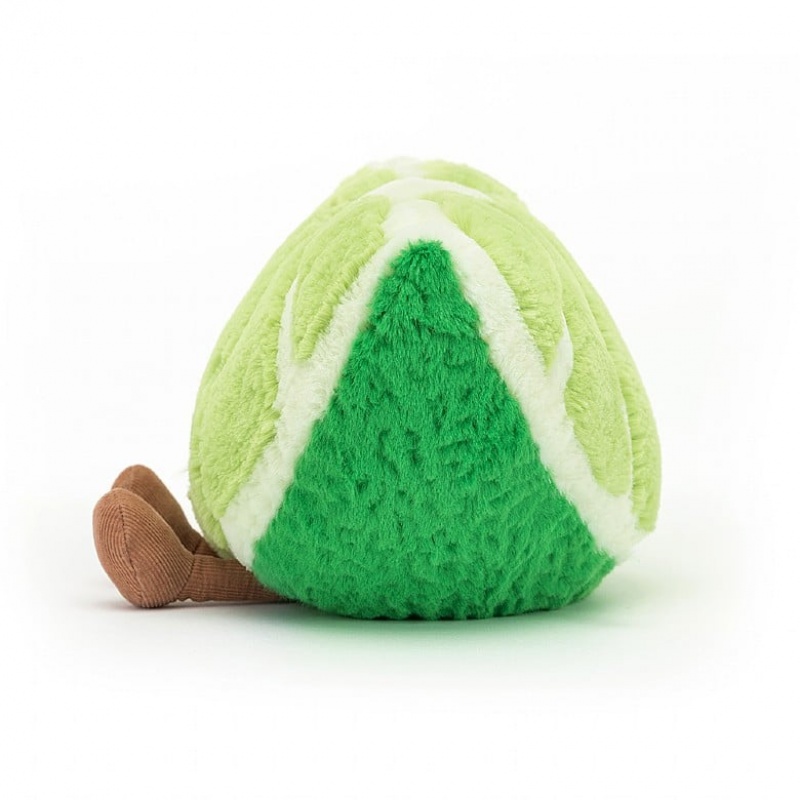 LARGE Jellycat Amuseable Lime 18 CM X 25 CM, Jellycat USA | OD1265934