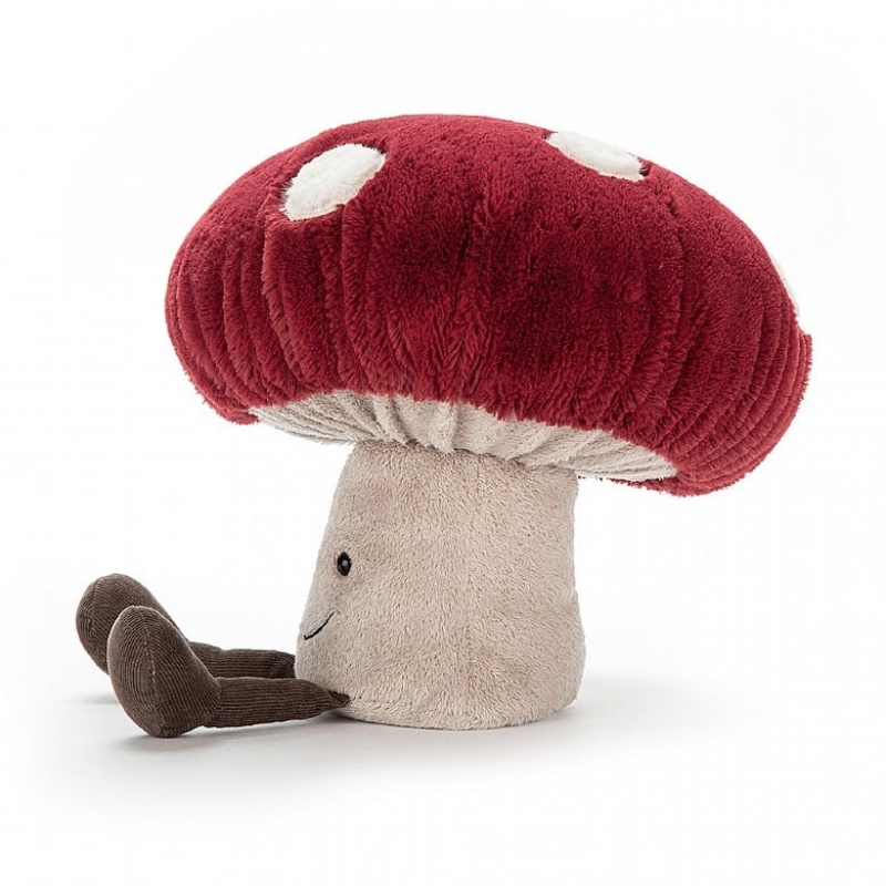 LARGE Jellycat Amuseable Mushroom 28 CM X 20 CM, Jellycat USA | LO9863245