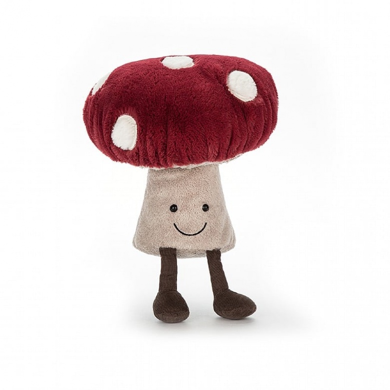 LARGE Jellycat Amuseable Mushroom 28 CM X 20 CM, Jellycat USA | LO9863245