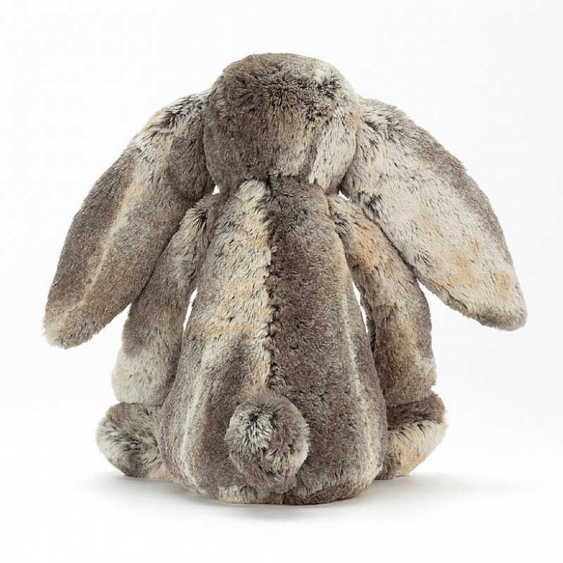 LARGE Jellycat Bashful Cottontail Bunny 36 CM X 15 CM, Jellycat USA | UC5407128