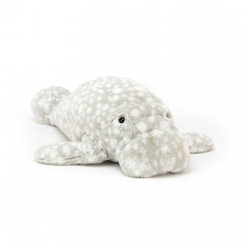 LARGE Jellycat Billow Manatee 16 CM X 64 CM, Jellycat USA | TK0152463