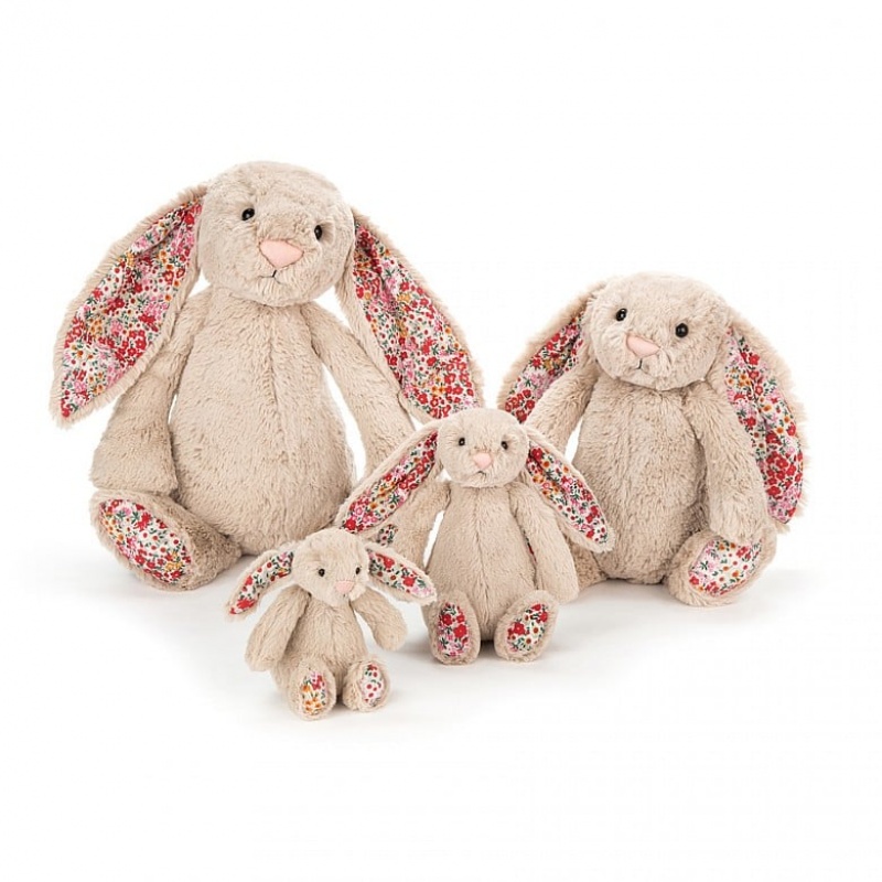 LARGE Jellycat Blossom Beige Bunny 36 CM X 16 CM, Jellycat USA | SC6845237