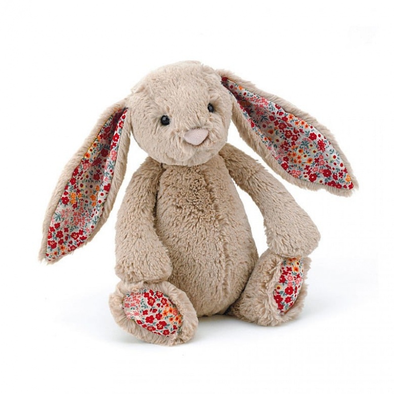 LARGE Jellycat Blossom Beige Bunny 36 CM X 16 CM, Jellycat USA | SC6845237