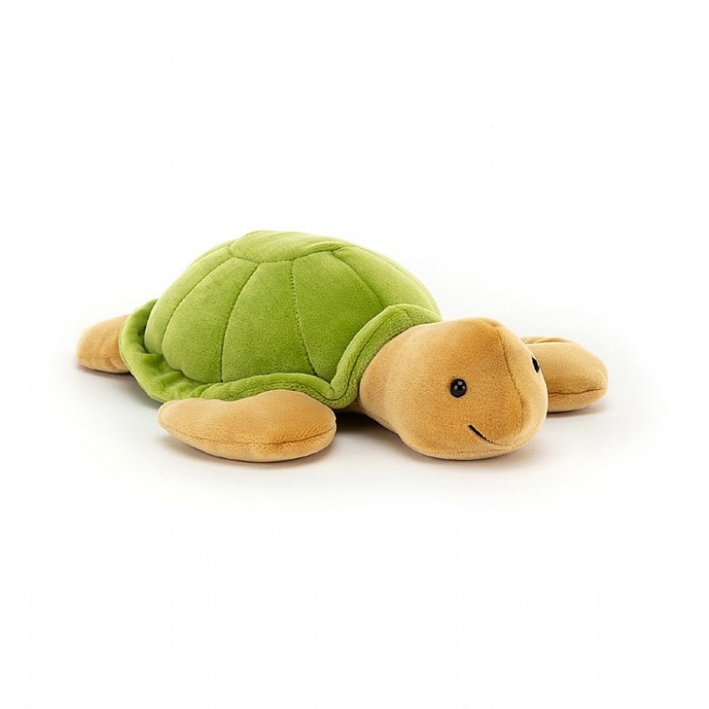 LARGE Jellycat CeeCee Turtle 8 CM X 19 CM, Jellycat USA | QB0237948