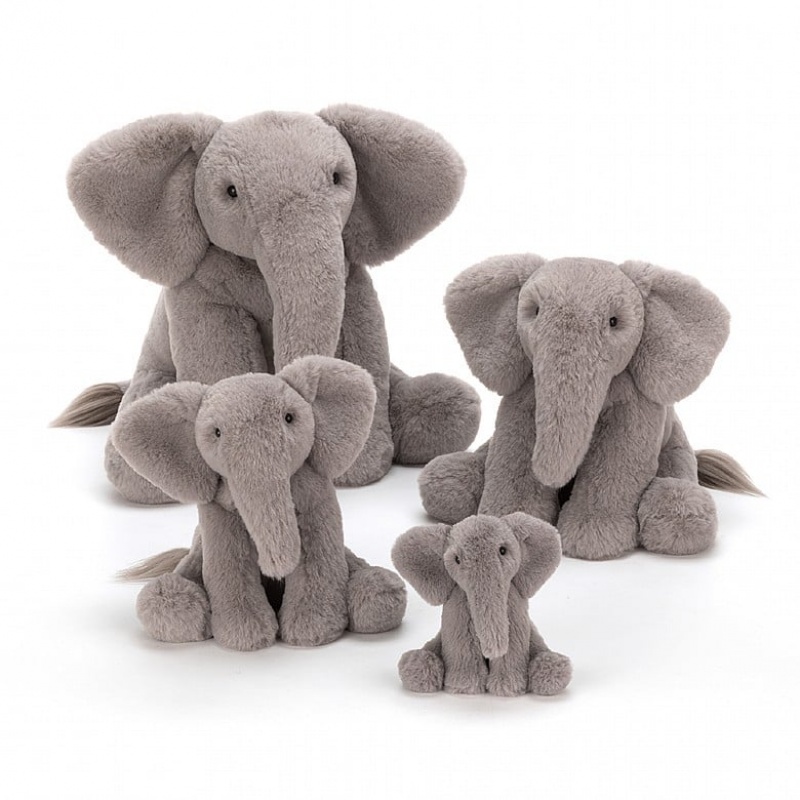 LARGE Jellycat Emile Elephant 36 CM X 34 CM, Jellycat USA | ND9250631