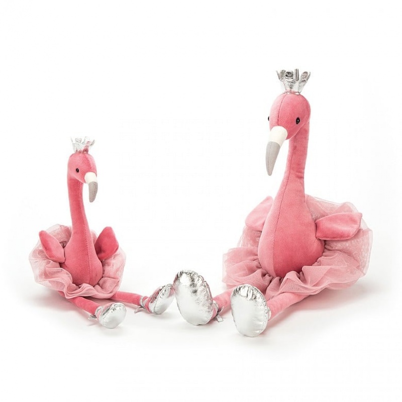 LARGE Jellycat Fancy Flamingo 56 CM X 17 CM, Jellycat USA | LB9015643