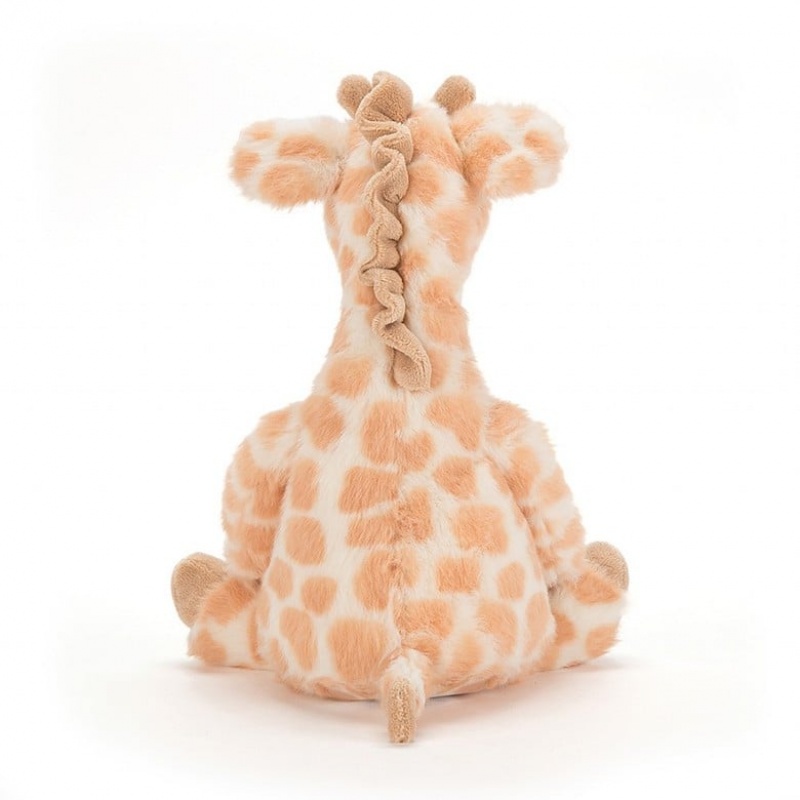 LARGE Jellycat Fluffles Giraffe 40 CM X 15 CM, Jellycat USA | WQ2375148