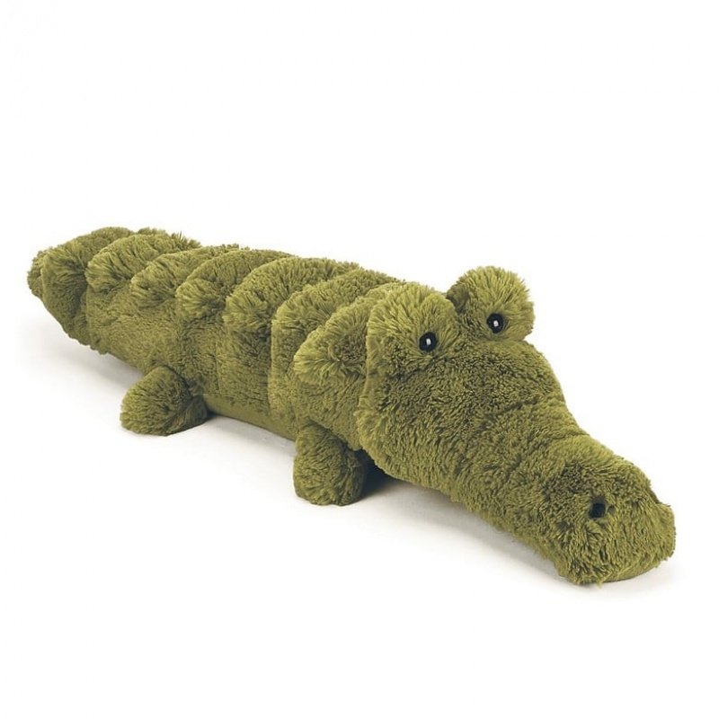 LARGE Jellycat Gilbert Gator 60 CM, Jellycat USA | ZN0392648