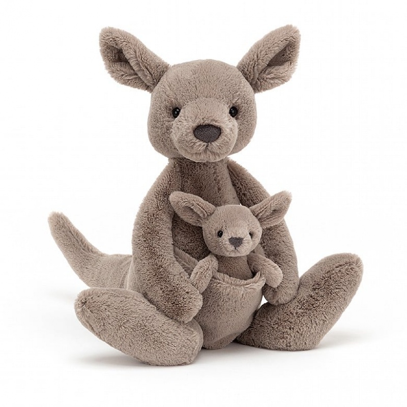 LARGE Jellycat Kara Kangaroo 37 CM X 12 CM, Jellycat USA | DJ4920831