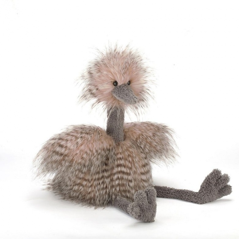 LARGE Jellycat Odette Ostrich 49 CM X 20 CM, Jellycat USA | BM0123654