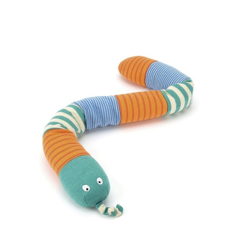 LARGE Jellycat Segundo Snake 65 CM, Jellycat USA | VR7938502