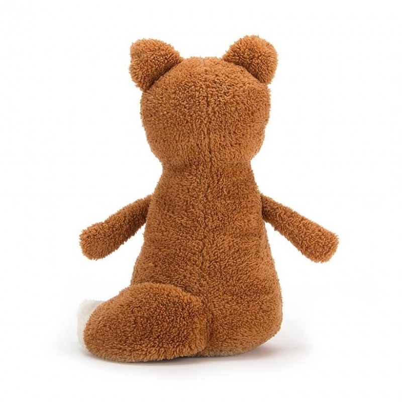 LARGE Jellycat Toothy Fox 36 CM, Jellycat USA | QR8021567