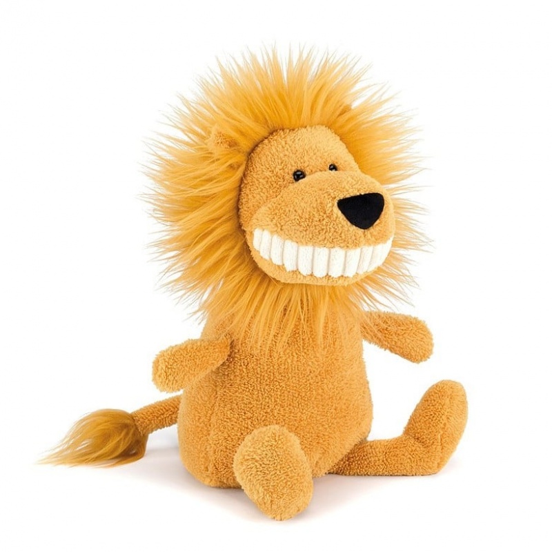 LARGE Jellycat Toothy Lion 36 CM X 14 CM, Jellycat USA | TR4958603