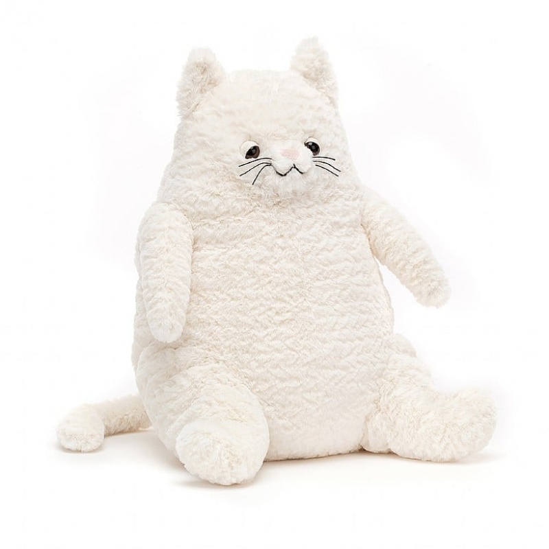 MEDIUM Jellycat Amore Cat Cream 26 CM X 18 CM, Jellycat USA | RE2764593