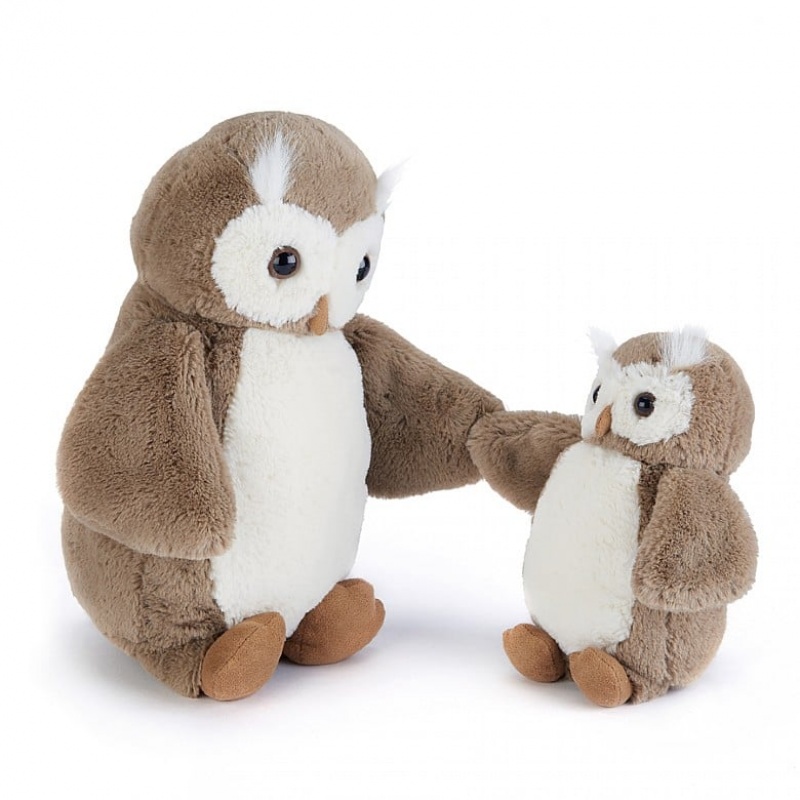 MEDIUM Jellycat Bashful Barn Owl 31 CM X 13 CM, Jellycat USA | MZ6821357