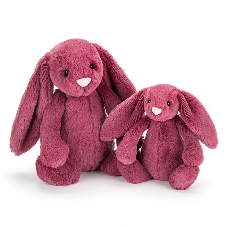 MEDIUM Jellycat Bashful Berry Bunny 31 CM, Jellycat USA | OZ0465289