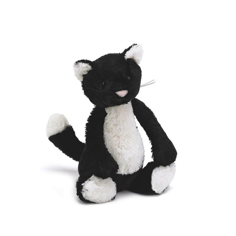 MEDIUM Jellycat Bashful Black Cat 31 CM, Jellycat USA | VB3946807