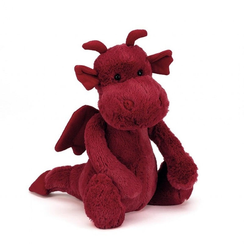 MEDIUM Jellycat Bashful Dragon 26 CM, Jellycat USA | KH4953768