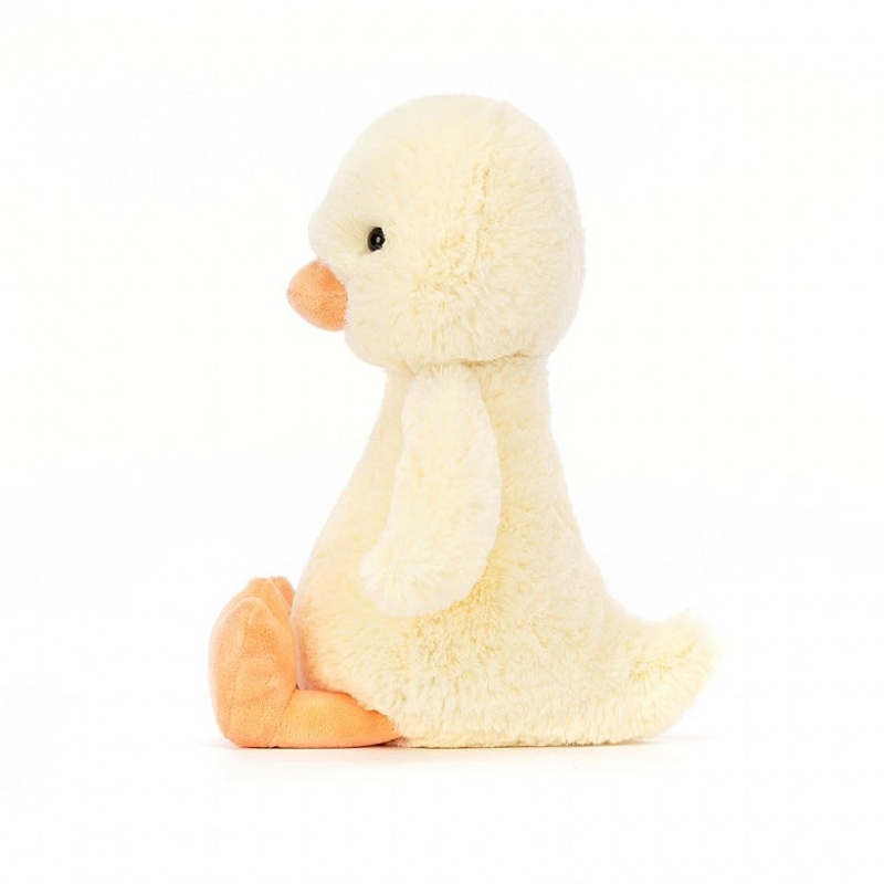 MEDIUM Jellycat Bashful Duckling 31 CM X 12 CM, Jellycat USA | KU3680794