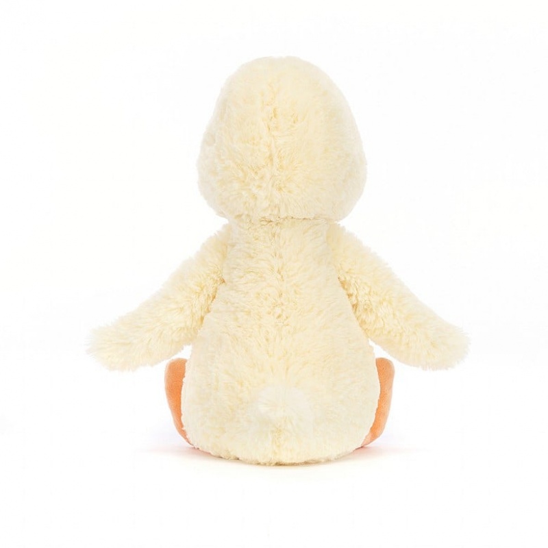 MEDIUM Jellycat Bashful Duckling 31 CM X 12 CM, Jellycat USA | KU3680794