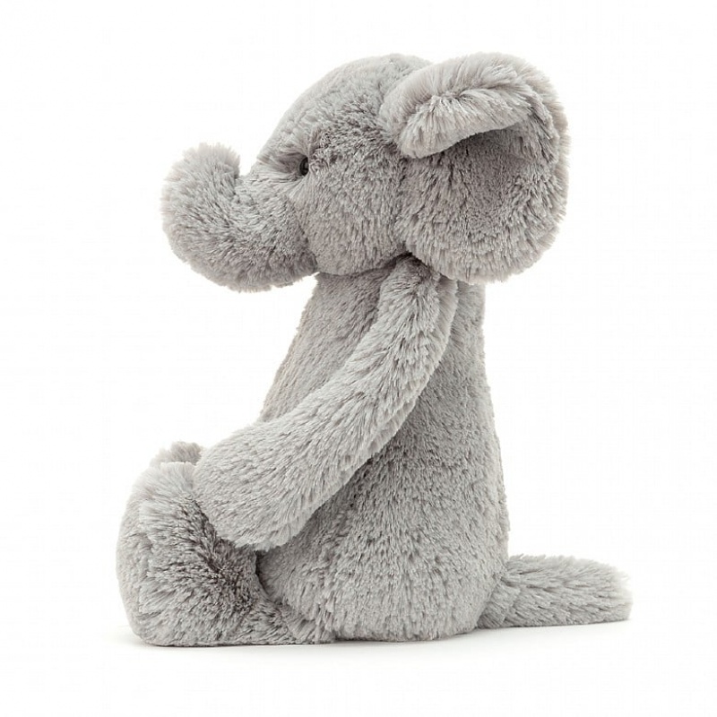 MEDIUM Jellycat Bashful Elephant 31 CM X 12 CM, Jellycat USA | EO9217438