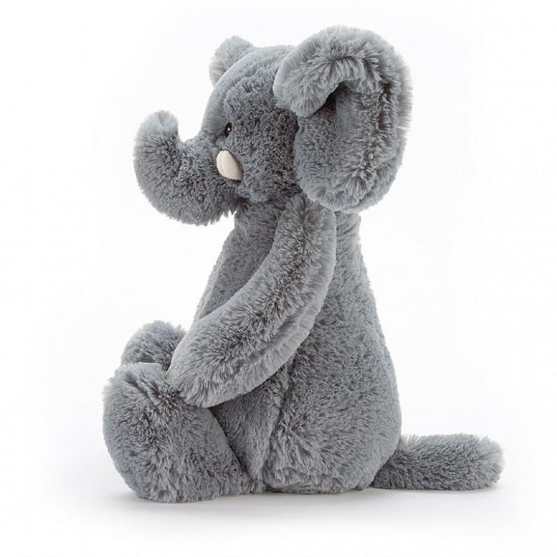 MEDIUM Jellycat Bashful Elephant 31 CM X 13 CM, Jellycat USA | IU7026489