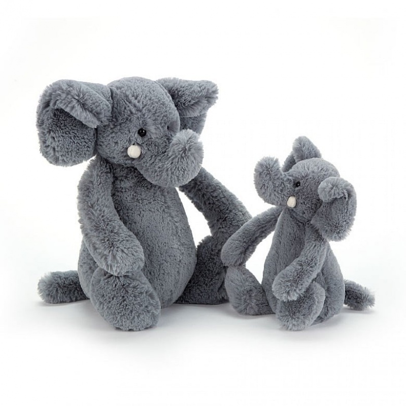 MEDIUM Jellycat Bashful Elephant 31 CM X 13 CM, Jellycat USA | IU7026489