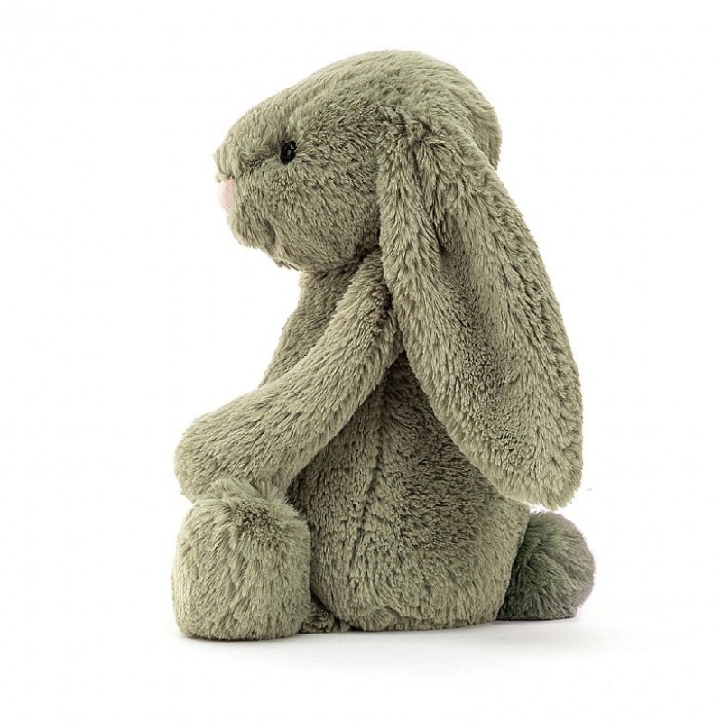 MEDIUM Jellycat Bashful Fern Bunny 31 CM X 12 CM, Jellycat USA | KZ6578392