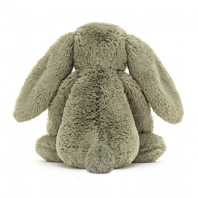 MEDIUM Jellycat Bashful Fern Bunny 31 CM X 12 CM, Jellycat USA | KZ6578392