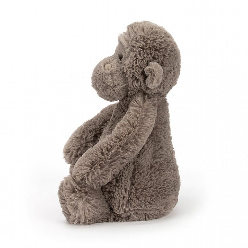 MEDIUM Jellycat Bashful Gorilla 31 CM X 12 CM, Jellycat USA | CN4817509