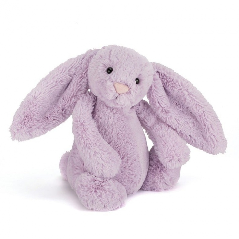 MEDIUM Jellycat Bashful Hyacinth Bunny 31 CM X 12 CM, Jellycat USA | EZ3215798