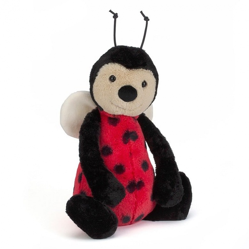 MEDIUM Jellycat Bashful Ladybug 31 CM, Jellycat USA | CB9310847