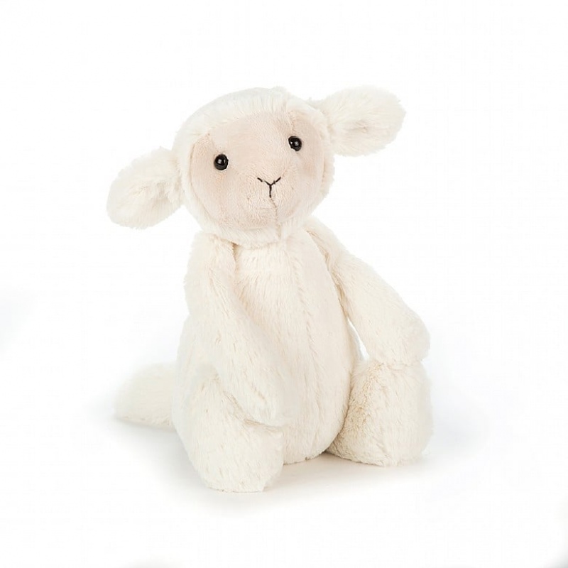 MEDIUM Jellycat Bashful Lamb 31 CM X 12 CM, Jellycat USA | LZ3914085