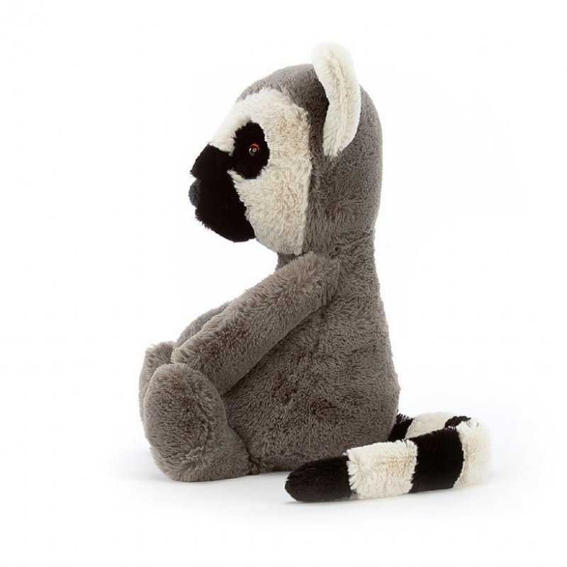 MEDIUM Jellycat Bashful Lemur 31 CM X 12 CM, Jellycat USA | XH3189674