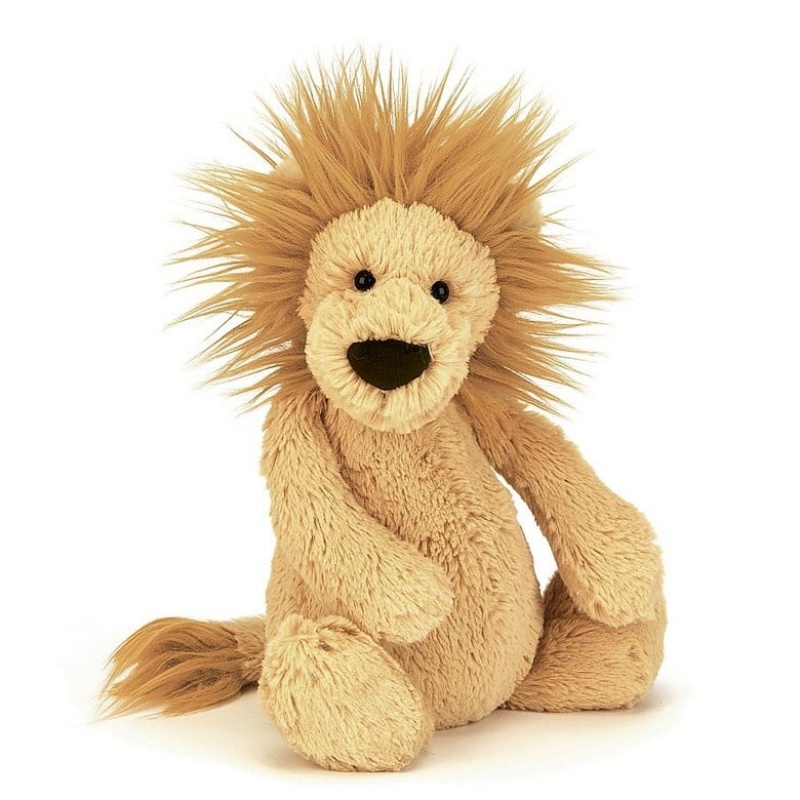 MEDIUM Jellycat Bashful Lion 31 CM X 12 CM, Jellycat USA | TN8152460