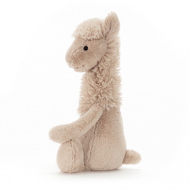 MEDIUM Jellycat Bashful Llama 31 CM X 12 CM, Jellycat USA | LE6429713