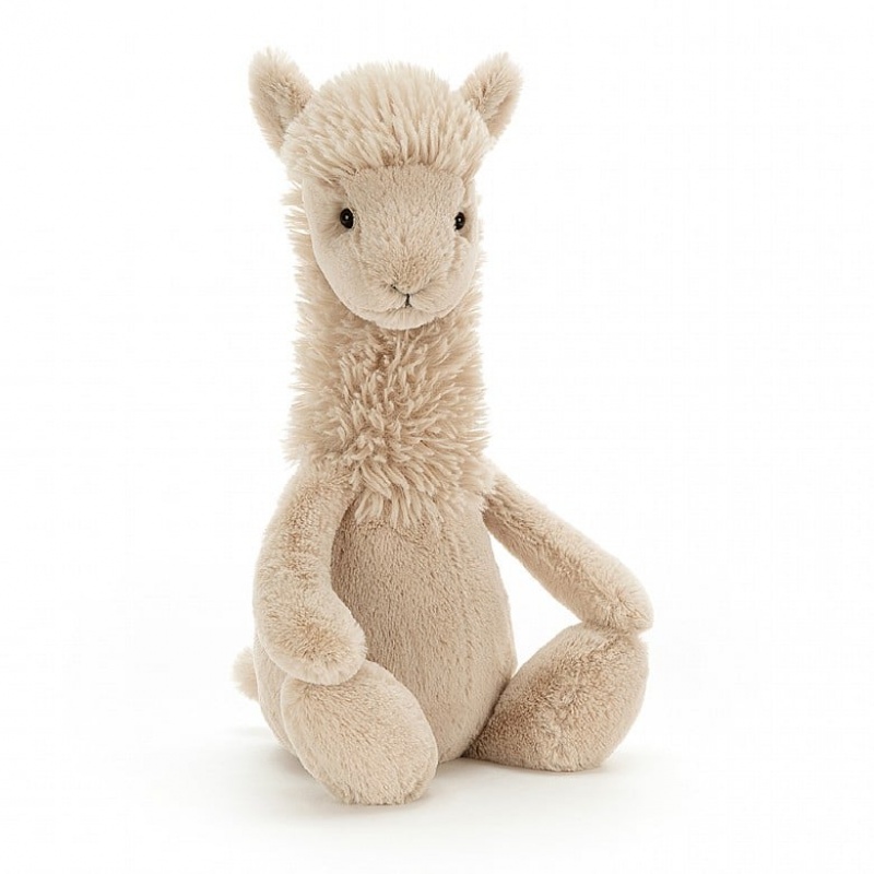 MEDIUM Jellycat Bashful Llama 31 CM X 12 CM, Jellycat USA | LE6429713