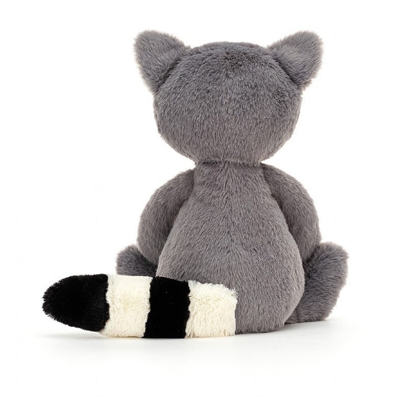 MEDIUM Jellycat Bashful Raccoon 28 CM X 12 CM, Jellycat USA | DS4608193