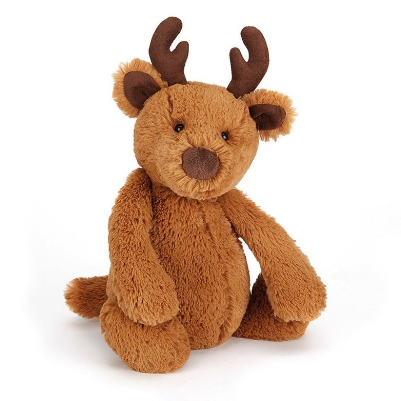 MEDIUM Jellycat Bashful Reindeer 31 CM, Jellycat USA | KR4301596