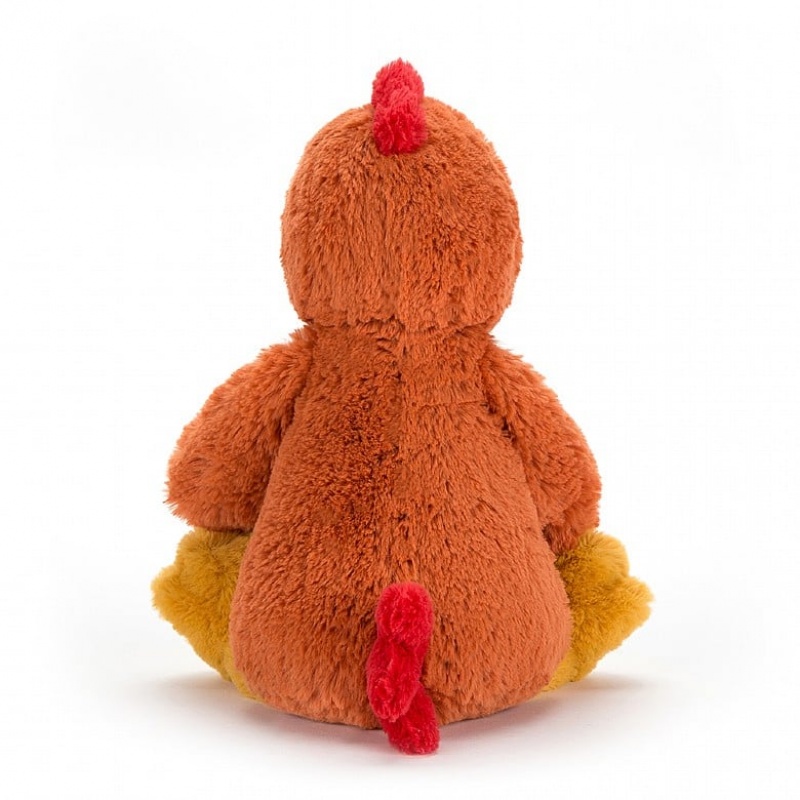 MEDIUM Jellycat Bashful Rooster 31 CM, Jellycat USA | DS8250463