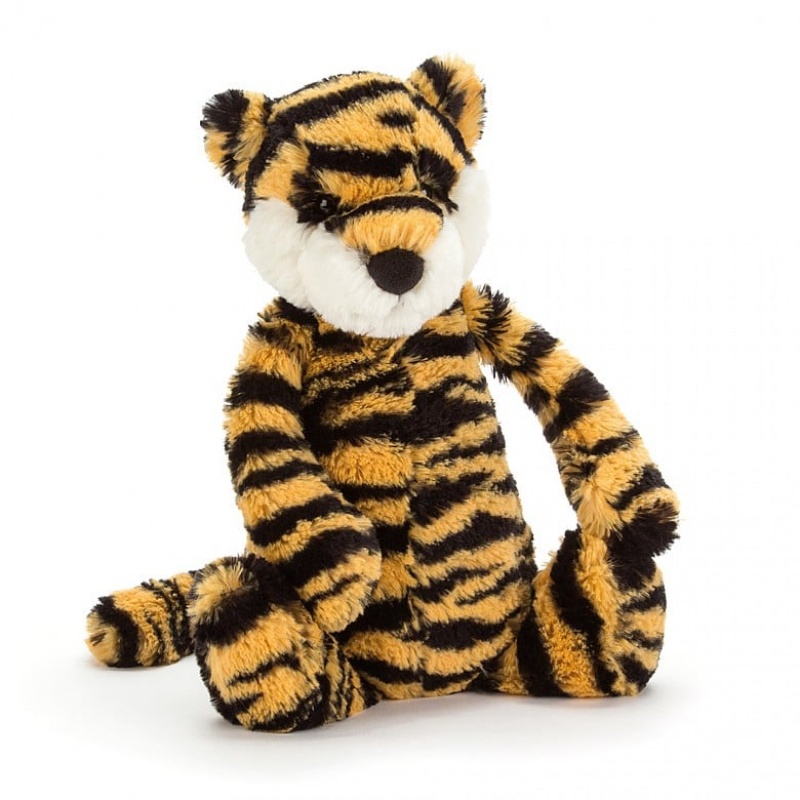 MEDIUM Jellycat Bashful Tiger Cub 31 CM X 12 CM, Jellycat USA | SE4315620