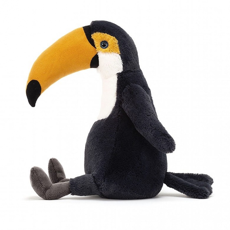 MEDIUM Jellycat Bashful Toucan 31 CM X 12 CM, Jellycat USA | DW2741056