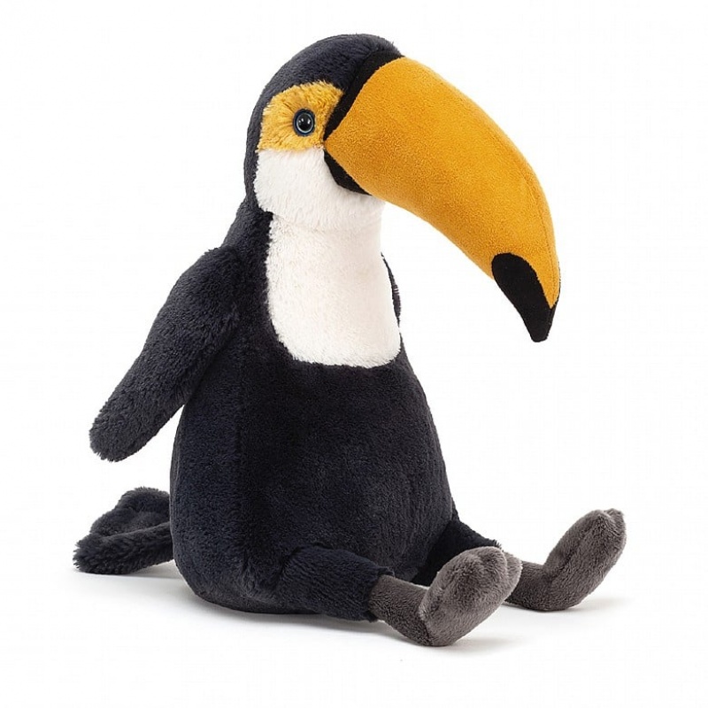 MEDIUM Jellycat Bashful Toucan 31 CM X 12 CM, Jellycat USA | DW2741056