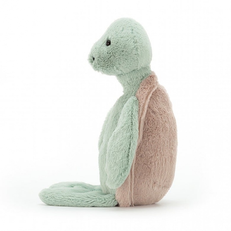 MEDIUM Jellycat Bashful Turtle 31 CM X 12 CM, Jellycat USA | IX7403961