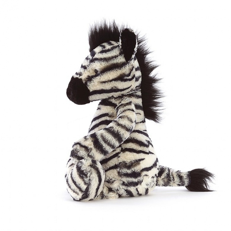 MEDIUM Jellycat Bashful Zebra 31 CM X 12 CM, Jellycat USA | QT3874915