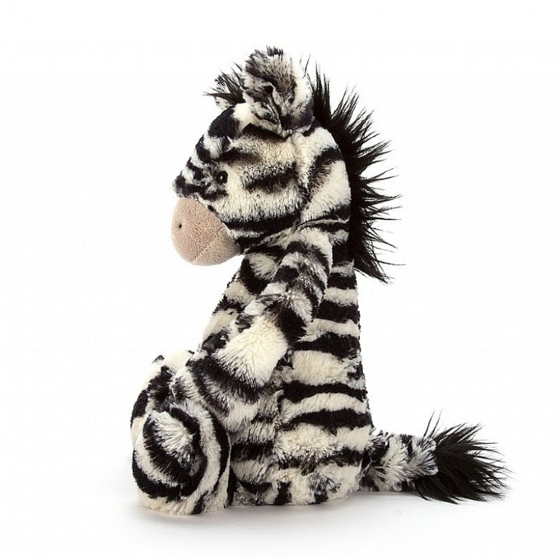 MEDIUM Jellycat Bashful Zebra 31 CM X 12 CM, Jellycat USA | XH8370594