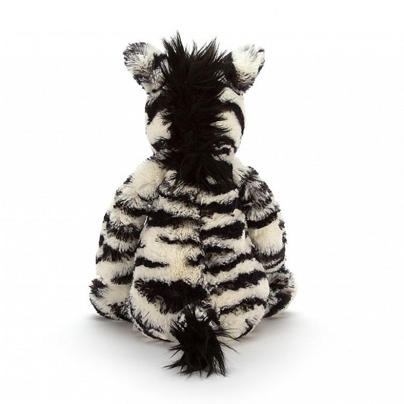 MEDIUM Jellycat Bashful Zebra 31 CM X 12 CM, Jellycat USA | XH8370594